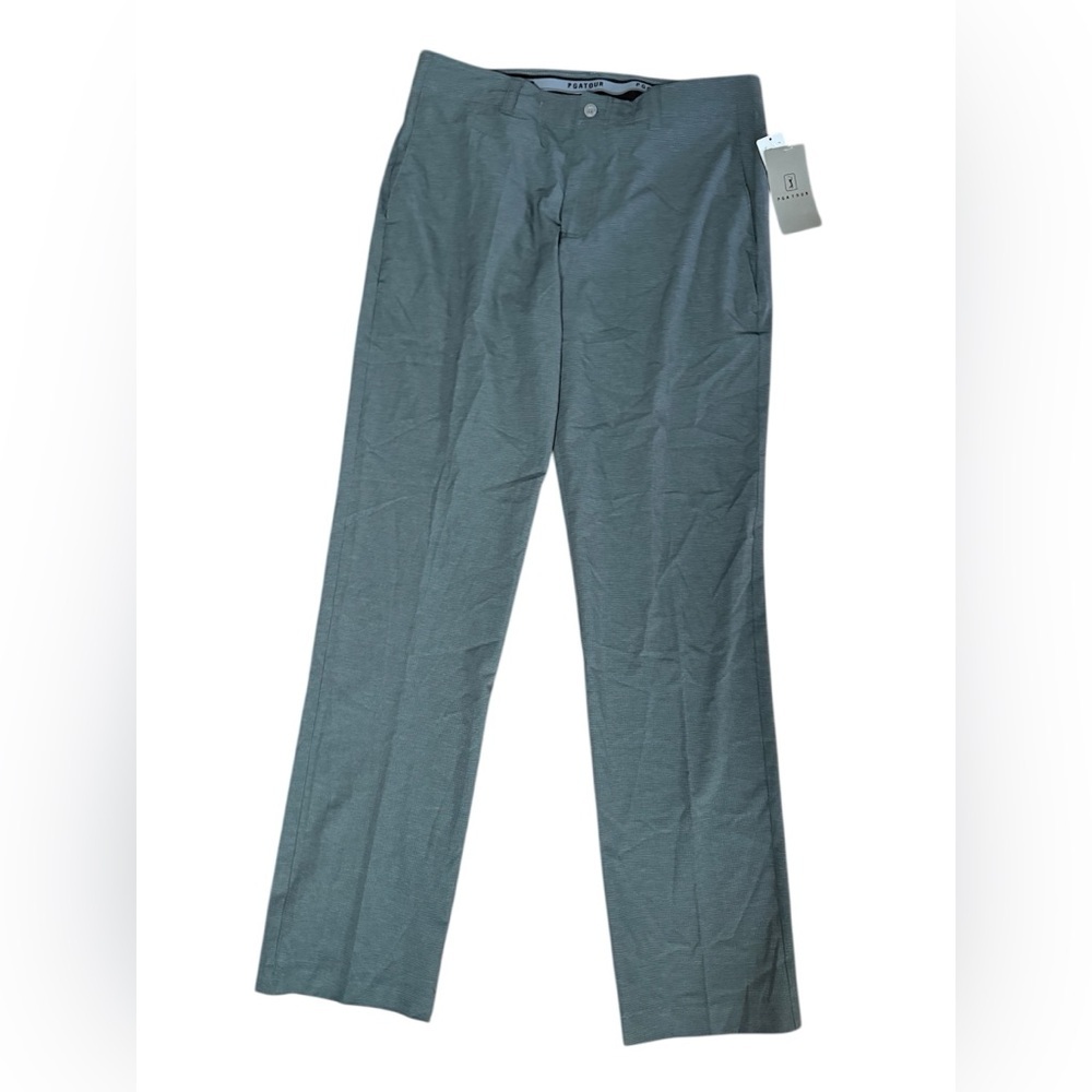 🆕 PGA Tour UPV 50 Performance Stretch Golf Pants With Active Grip Waist Size 32